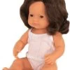 Miniland Babypuppe Mädchen, Braunhaarig, 38 Cm -Kinderspielzeugladen 19778616 01