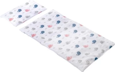 MyToys ORIGINALS Holz Puppenbett, Grau Mit Bettwäsche 7 MyToys ORIGINALS Holz Puppenbett, Grau Mit Bettwäsche – Bild 5