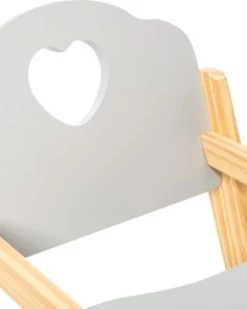 MyToys ORIGINALS Holz Puppenhochstuhl, Grau 12 MyToys ORIGINALS Holz Puppenhochstuhl, Grau -Kinderspielzeugladen 19919019 05