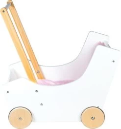 MyToys ORIGINALS Holz Puppenwagen, Rosa -Kinderspielzeugladen 19919023 03