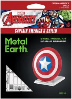 Metal Earth: Marvel Avenger Captain America Shield -Kinderspielzeugladen 20016814 02