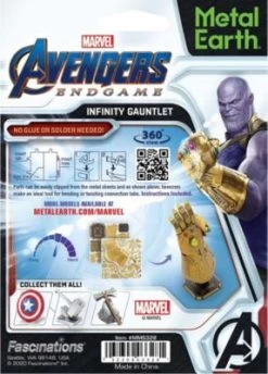 Metal Earth: Marvel Avengers Infinity Gauntlet 7 Metal Earth: Marvel Avengers Infinity Gauntlet -Kinderspielzeugladen 20016818 03