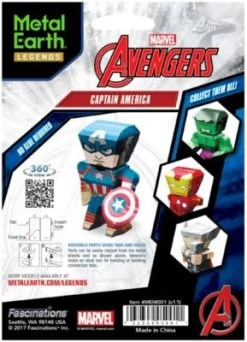 Metal Earth: Marvel Avengers Captain America Mini -Kinderspielzeugladen 20016819 04