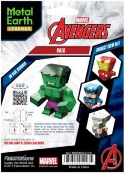 Metal Earth: Marvel Avengers Hulk Mini -Kinderspielzeugladen 20016821 04