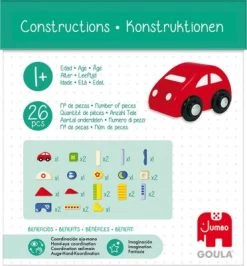 GOULA Holzbausteine-Set 26 Spielsteine -Kinderspielzeugladen 20174273 04