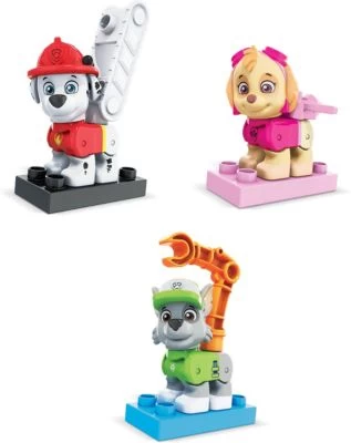 Mega Bloks PAW Patrol Figuren, Sortiert 3 Mega Bloks PAW Patrol Figuren, Sortiert
