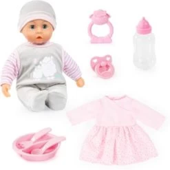 BAYER Babypuppe First Words Baby, Rosa, 38 Cm