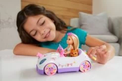 Barbie Chelsea Puppe Spiel-Set Inkl. Auto, Regenbogen-Einhorn -Kinderspielzeugladen 20410879 06