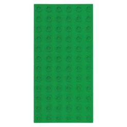Strictly Briks - Bauplatte 6x12 BIG BRIKS Grün Doppelpack