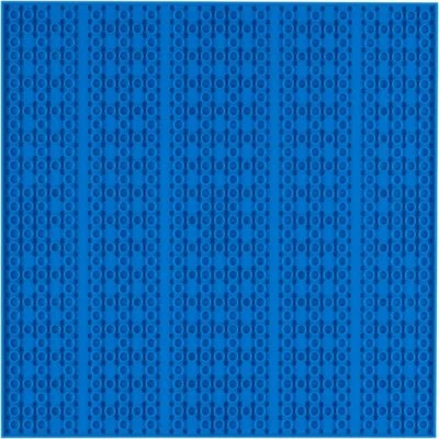 Stapelbare Bauplatte (25,5 X 25,5 Cm, 32 X 32 Noppen), Blau, 2er Set 5 Stapelbare Bauplatte (25,5 X 25,5 Cm, 32 X 32 Noppen), Blau, 2er Set – Bild 3