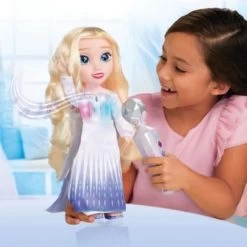 JAKKS PACIFIC Die Eiskönigin 2 - "Sing Mit Mir" Elsa Puppe 35 Cm, Inkl. Mikrofon Licht Und Sound -Kinderspielzeugladen 20904746 05