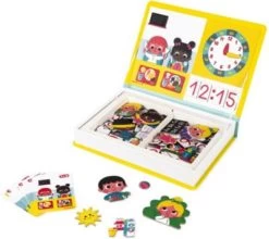 Janod Magnetbuch Lerne Die Uhr