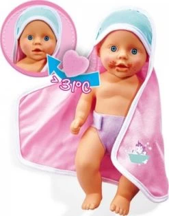 Simba New Born Baby Dreckspatz Badepuppe -Kinderspielzeugladen 21987662 06