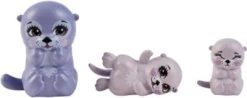 Royal Enchantimals Große Otter Familie Spielzeugset, Puppe Ottavia Otter (ca. 15 Cm) Mit Kleinen Geschwisterpuppen (ca. 10 Cm) Und 3 Otter-Tierfiguren -Kinderspielzeugladen 22095894 05