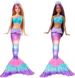 Barbie Zauberlicht Meerjungfrau Puppe (leuchtet), Barbie Dreamtopia -Kinderspielzeugladen 22096018 03