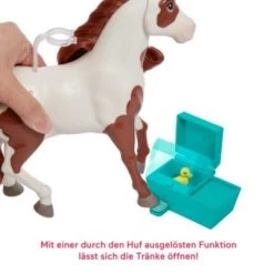 MATTEL Spirit Tier-Babysitting Mit Boomerang Spielset Mit Pferd (21 Cm), Badetrog Und Tränke, Huf-Aktivierungsfunktion, 3 Tieren Und Badebürste, Ab 3 Jahren -Kinderspielzeugladen 22096333 06
