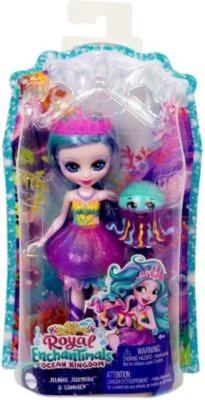 Royal Enchantimals Jelanie Jellyfish & Stingley Puppe 8 Royal Enchantimals Jelanie Jellyfish & Stingley Puppe – Bild 6
