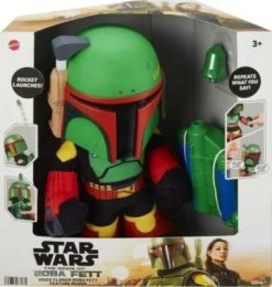 MATTEL Star Wars Boba Fett Funktionsplüsch (ca. 30 Cm) -Kinderspielzeugladen 22098552 06