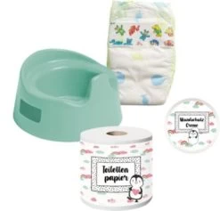 Heless Puppen-Töpfchenset "Pinguin" Mit Zubehör