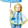Heless Puppen-Regencape Mit Puppenschirm Und Regenstiefeln, Gr. 35-45 Cm -Kinderspielzeugladen 22306610 01