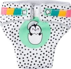 Heless Puppen-Stoffwindeln "Pinguin Pünktchen", 2 Stück, Gr. 35-45 Cm -Kinderspielzeugladen 22306622 02