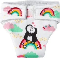 Heless Puppen-Stoffwindeln "Pinguin Pünktchen", 2 Stück, Gr. 35-45 Cm -Kinderspielzeugladen 22306622 03