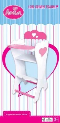 Amia Puppenhochstuhl "Flora", Aus Holz 5 Amia Puppenhochstuhl "Flora", Aus Holz – Bild 3
