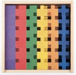 SINA®SPIELZEUG Holzspielzeug Holzbaukasten QUO Groß 216 Steine -Kinderspielzeugladen 22754432 02