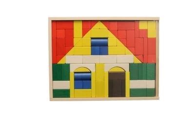Holzspielzeug Baukasten Haus Groß 3 Holzspielzeug Baukasten Haus Groß