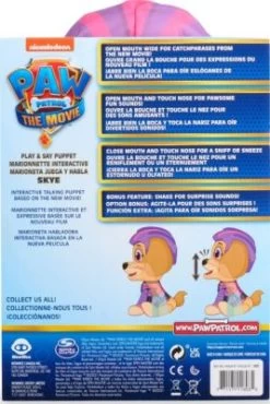 PAW Patrol: The Movie! Skye Play & Say Interaktive Puppe - Handpuppe Mit Sound -Kinderspielzeugladen 22756882 05