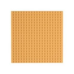Stapelbare Bauplatte (16 X 16 Cm, 20 X 20 Noppen), Beige, 4er-Pack