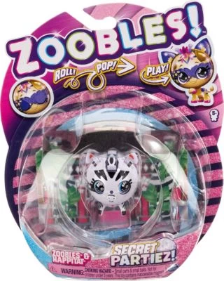 Zoobles - Animal 1 Pack - Secret Partiez - Mega Movie Premiere Zebra S2 6 Zoobles - Animal 1 Pack - Secret Partiez - Mega Movie Premiere Zebra S2 – Bild 4