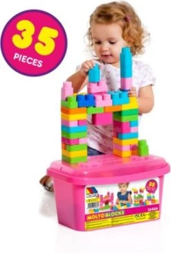 Molto Bausteine Aus Kunststoff, 35 Stk. 7 Molto Bausteine Aus Kunststoff, 35 Stk. -Kinderspielzeugladen 22872032 03