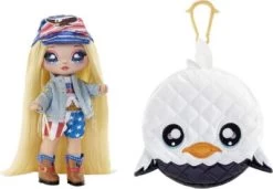 Na! Na! Na! Surprise 2-in-1 Fashion Doll And Purse Glam Series 2 - Erika Featherton (Eagle)