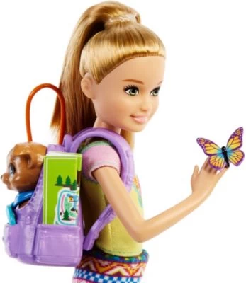 Barbie "Barbie Im Doppelpack! Camping" Spielset Mit Stacie Puppe Und Hündchen 4 Barbie "Barbie Im Doppelpack! Camping" Spielset Mit Stacie Puppe Und Hündchen – Bild 2