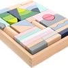 EverEarth Stylische Bauklötze, 37 Teile In Holzkiste -Kinderspielzeugladen 23198459 01