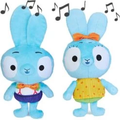 Brave Bunnies Interaktiver Feature Plüsch, Mit Musik Und Geräuscheffekten, Ca. 35-38cm Große Stofftierfiguren, Spielzeug Für Kinder Ab 3 Jahren, Zufallsauswahl, Einzeln Verkäuflich (nicht Im Set)