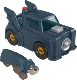 Imaginext Fisher-Price DC League Of Super-Pets Ace Mit Batmobile-Jet Im Set