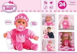 BAYER Babypuppe First Words Baby, Pink, 38 Cm -Kinderspielzeugladen 2358265 04