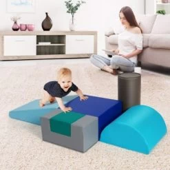 COSTWAY® Softbausteine 6 STK. Schaumstoffbausteine -Kinderspielzeugladen 23663603 02