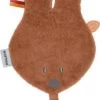 Nattou SUSIE & BONNIE Kuscheltuch Kopf Bonnie Hase Rost Mit Silikone Ring -Kinderspielzeugladen 23934229 01