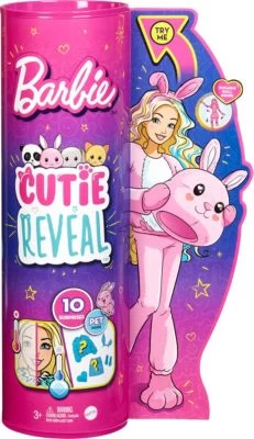 Barbie Cutie Reveal Puppe Mit Hasen-Plüschkostüm Und 10 Überraschungen 8 Barbie Cutie Reveal Puppe Mit Hasen-Plüschkostüm Und 10 Überraschungen – Bild 6