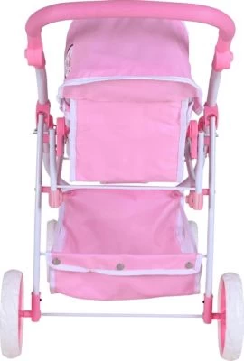 KNORRTOYS.COM Zwillingspuppenwagen Milo - Princess White Rose 6 KNORRTOYS.COM Zwillingspuppenwagen Milo - Princess White Rose – Bild 4