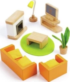 HAPE Vier-Jahreszeiten-Haus Zubehör Wohnzimmer -Kinderspielzeugladen 2416592 03