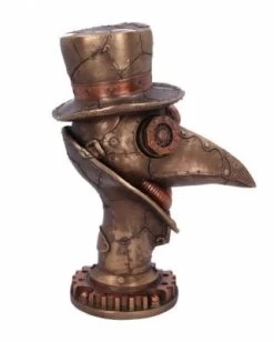 Bronzefarbene Steampunk Pestdoktor Figur Als Büste 23 Cm Actionfiguren -Kinderspielzeugladen 24171479 04