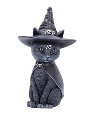 Schwarze Katze Mit Hexenhut Im Okkult Design Als Sammlerfigur Actionfiguren 3 Schwarze Katze Mit Hexenhut Im Okkult Design Als Sammlerfigur Actionfiguren