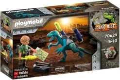 PLAYMOBIL® 2er Set: 70623 Dino Rock + 70629 Uncle Rob: Aufrüstung Zum Kampf -Kinderspielzeugladen 24285252 04