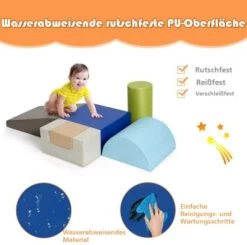 COSTWAY® Schaumstoffbausteine 6 Tlg. Softbausteine Bauklötze -Kinderspielzeugladen 24304253 06