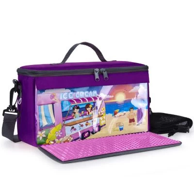 Fantifant Baustein-Tasche Für Kleine Klemmbausteine Z.B. Lego Tasche Mit Spielplatte 3 Fantifant Baustein-Tasche Für Kleine Klemmbausteine Z.B. Lego Tasche Mit Spielplatte
