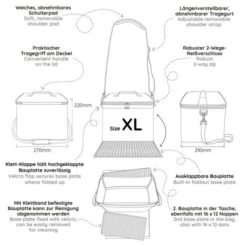 Fantifant Baustein-Tasche Für Große Klemmbausteine Z.B. Lego Duplo Tasche In L Oder XL -Kinderspielzeugladen 24341963 06